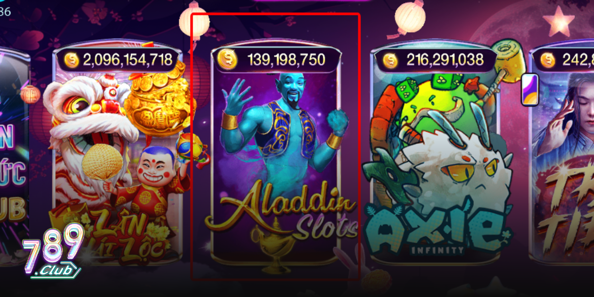 Các tính năng nổi bật của Aladdin Slots 789Club